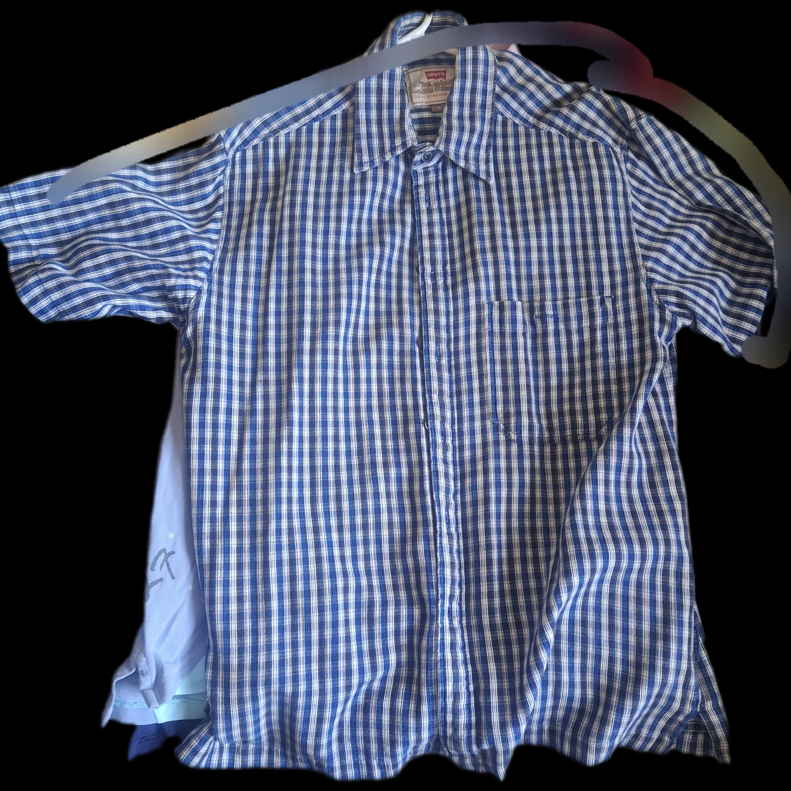 Levis Mens Medium Preowned Shirt